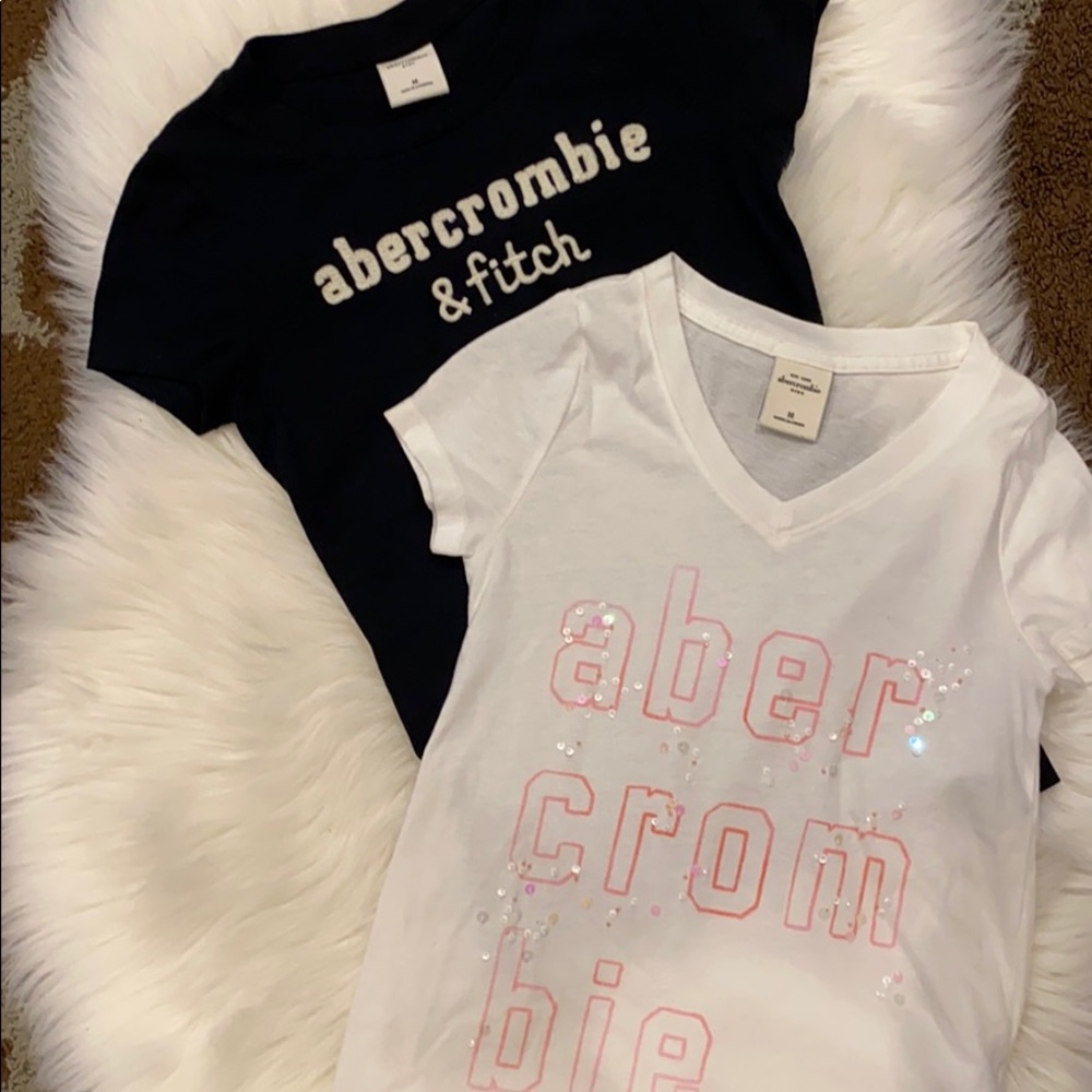 Lot of 2 Abercrombie kids shirts